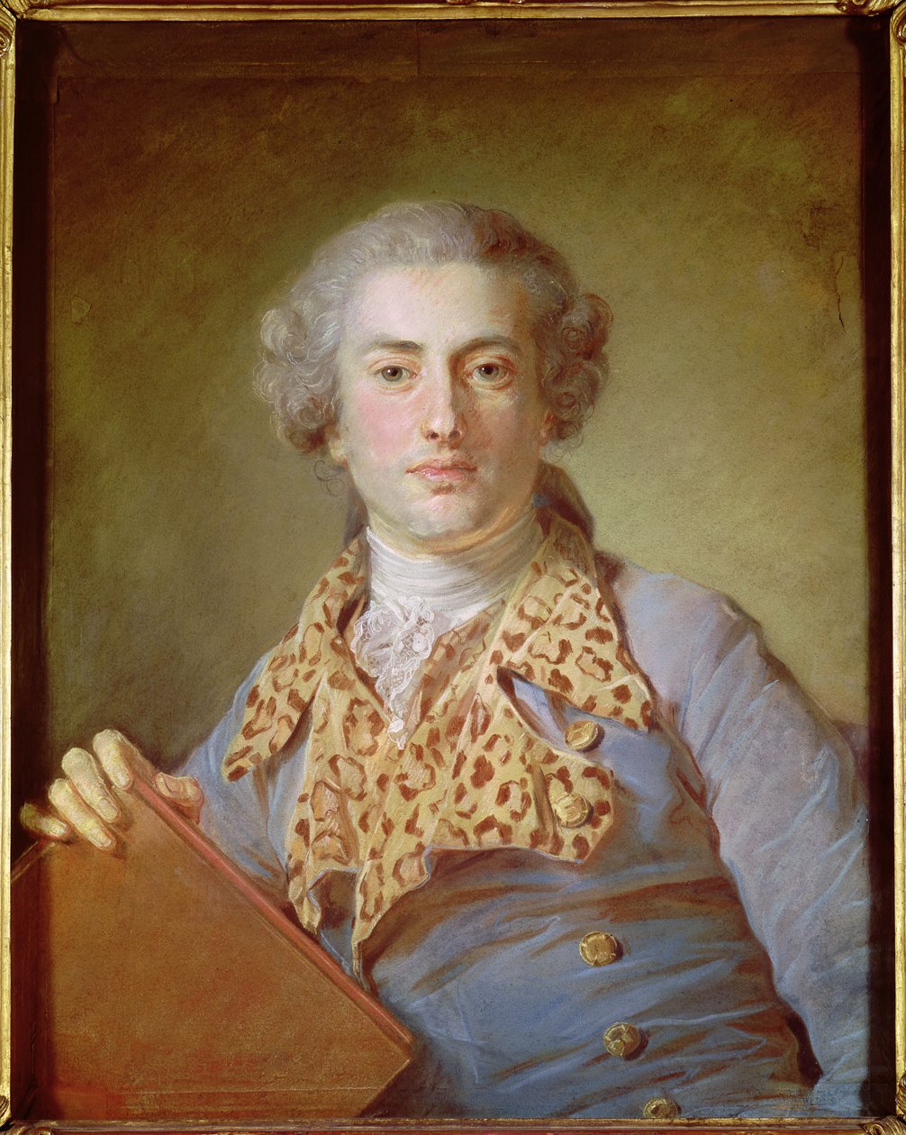 Porträtt av Jean-Georges Noverre (1727-1810), 1764 (pastell på papper) av Jean Baptiste Perronneau