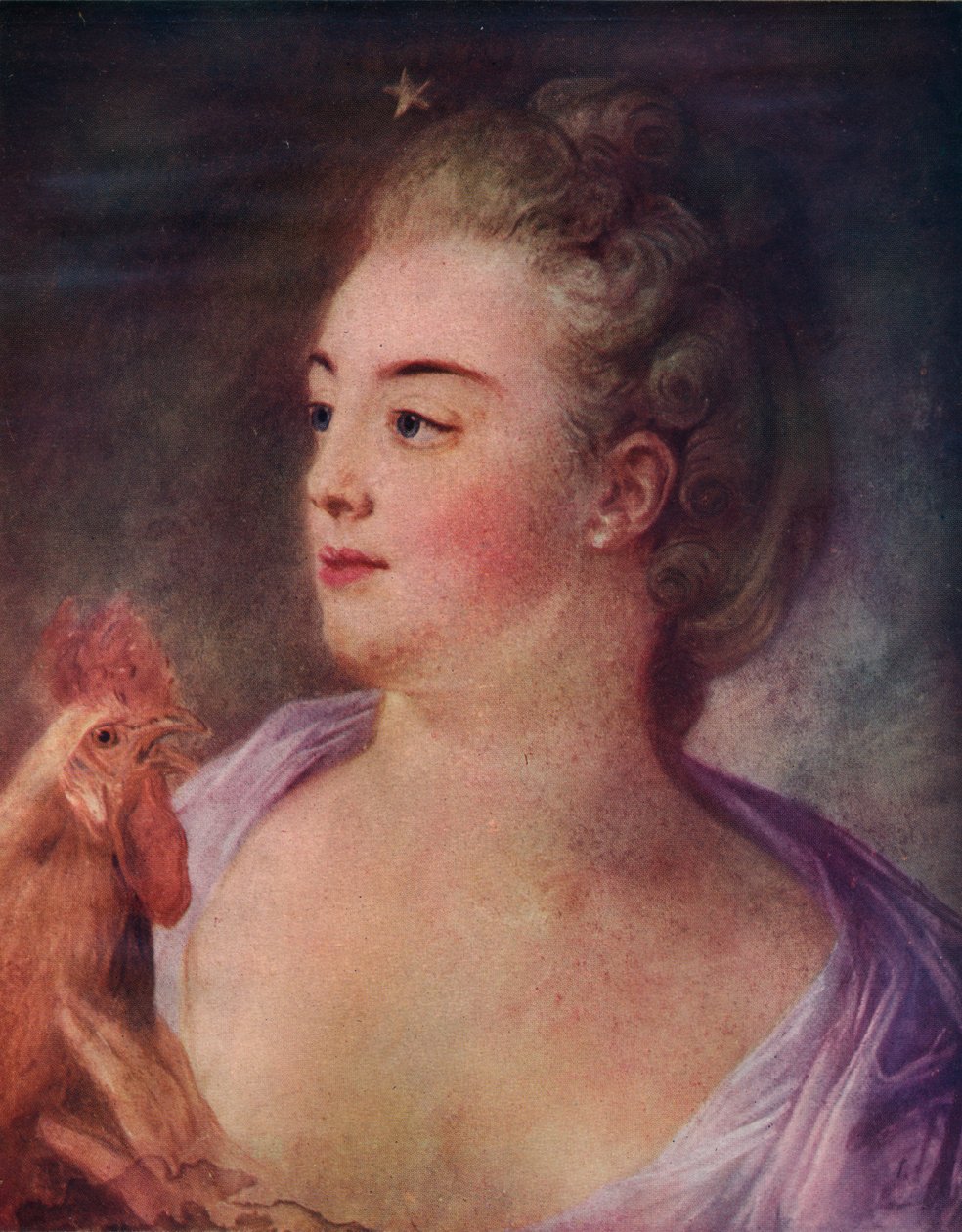 Porträtt av en dam, 1763 av Jean Baptiste Perronneau