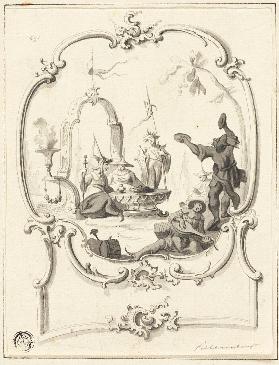 Chinoiserie av Jean Baptiste Pillement