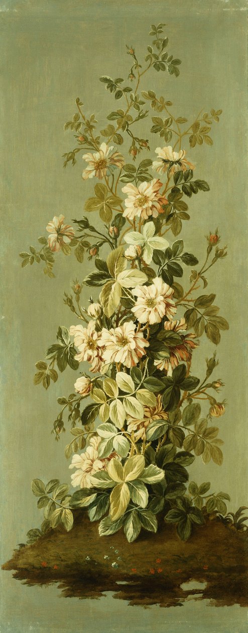 Dekorativa paneler med blommor av Jean Baptiste Pillement