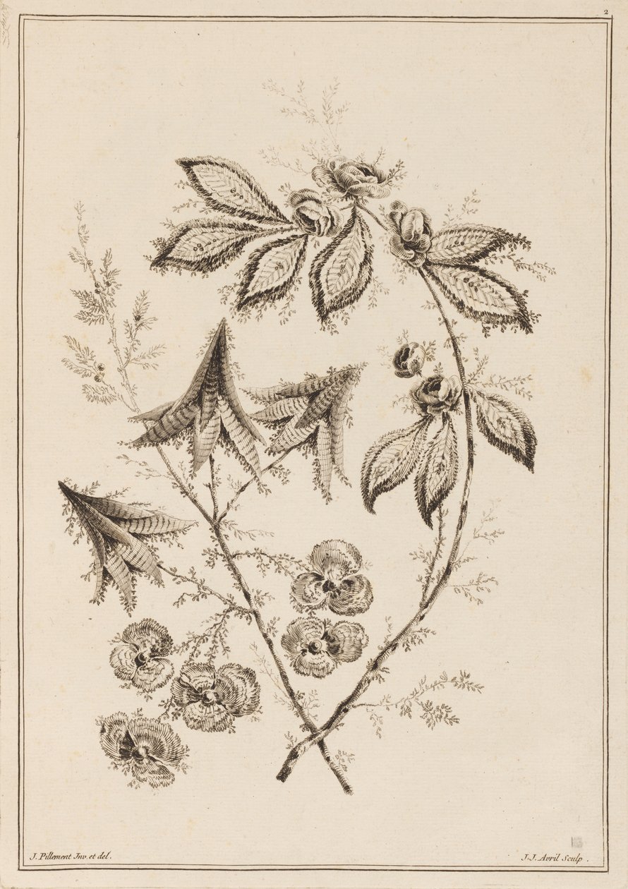 Blomgren av Jean Baptiste Pillement
