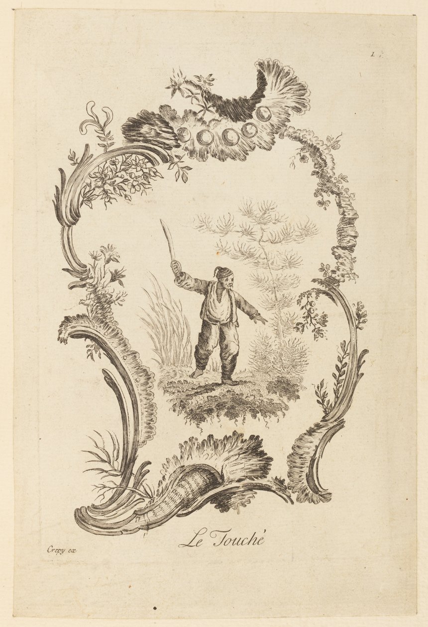 The Touch, från "The Five Senses" av Jean Baptiste Pillement