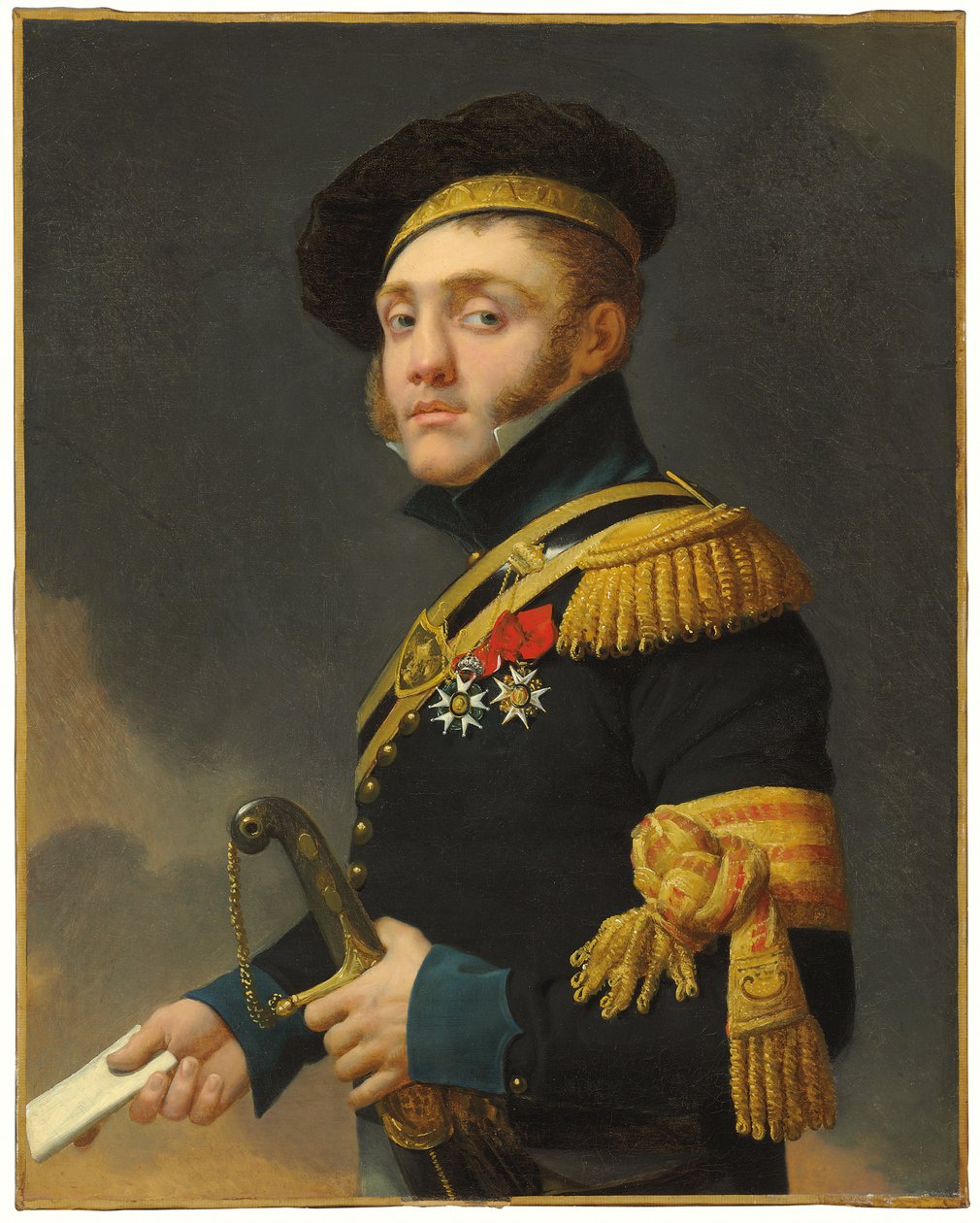 Porträtt av konstnärens son, Antoine-Louis Regnault av Jean Baptiste Regnault