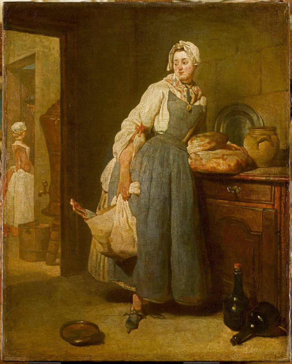 Tillbaka från marknaden, 1739. av Jean Baptiste Simeon Chardin
