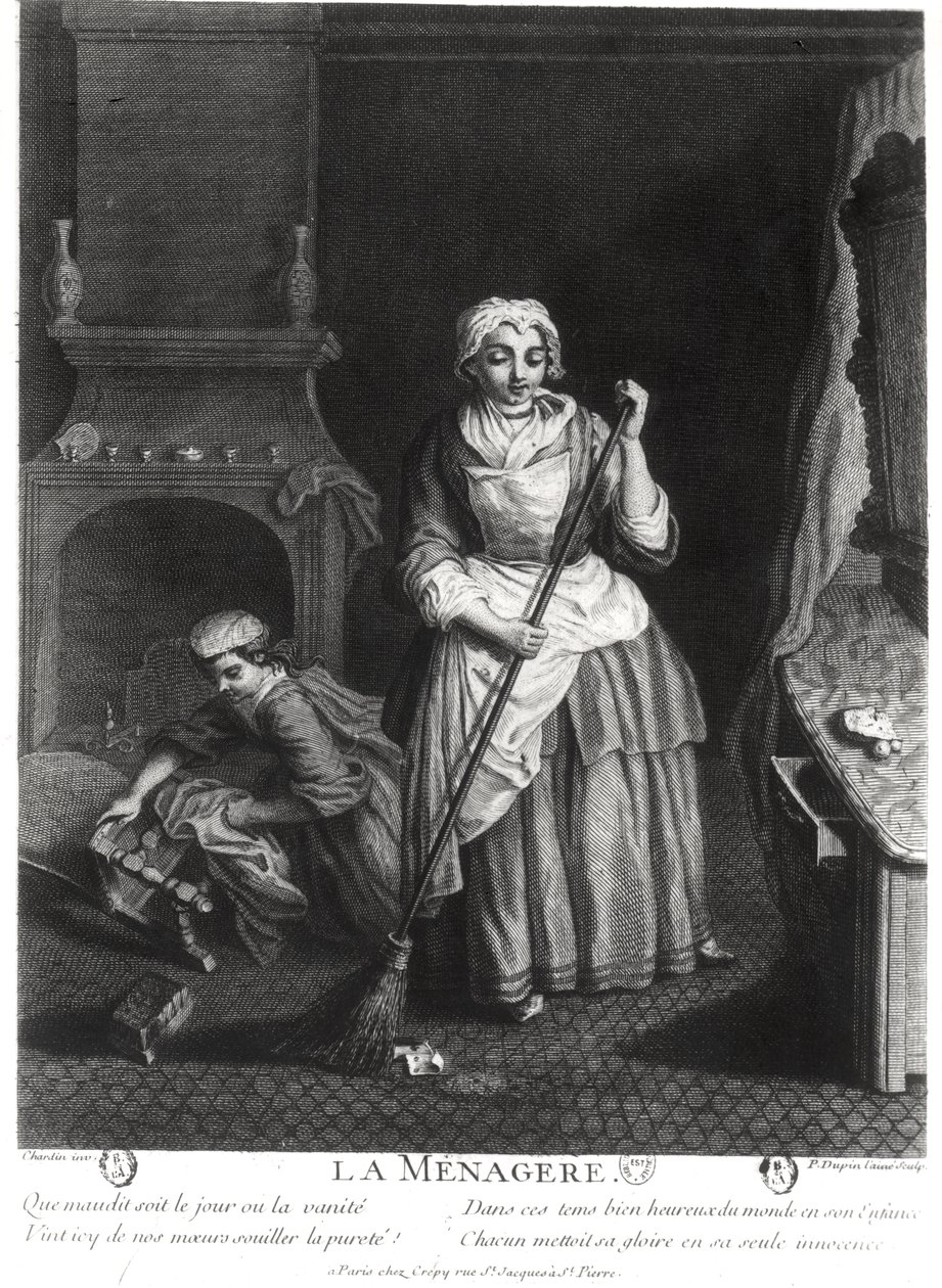 Hushållerskan av Jean Baptiste Simeon Chardin