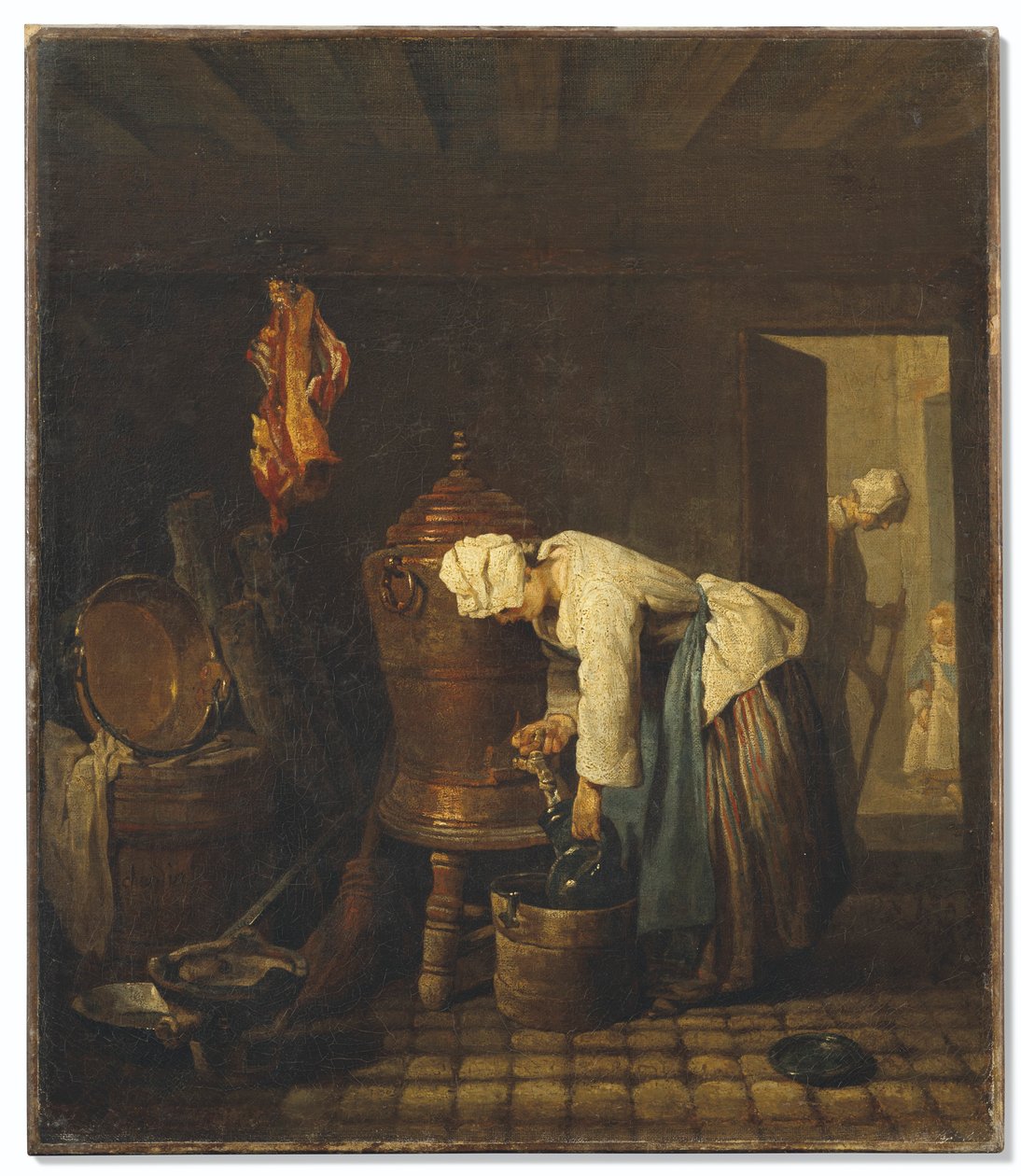 Franska:  La fontaine
Tyska: Der Brunnen av Jean Baptiste Simeon Chardin