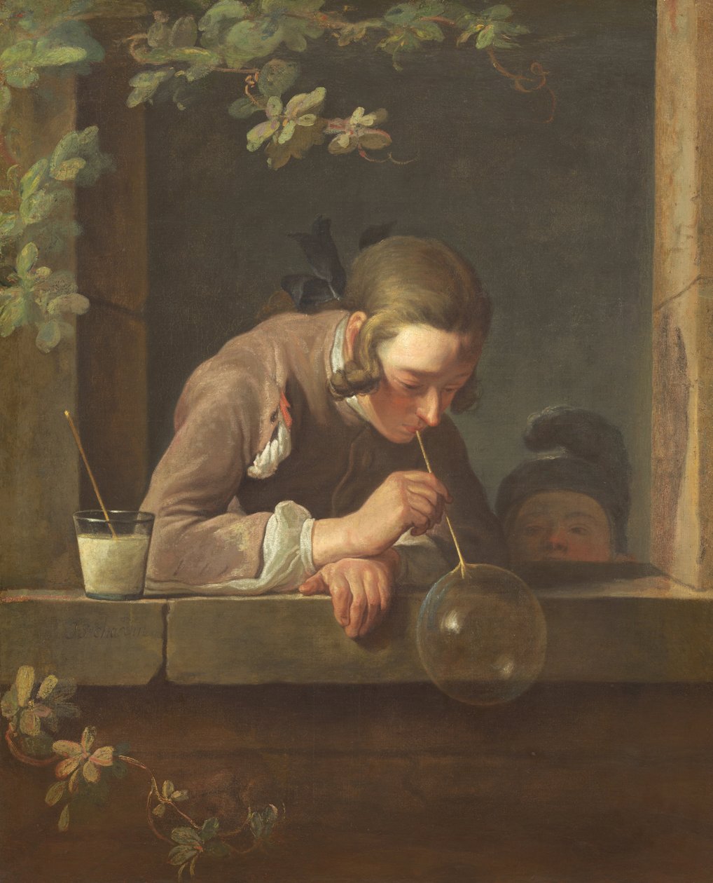 Tvålbubblor av Jean Baptiste Simeon Chardin