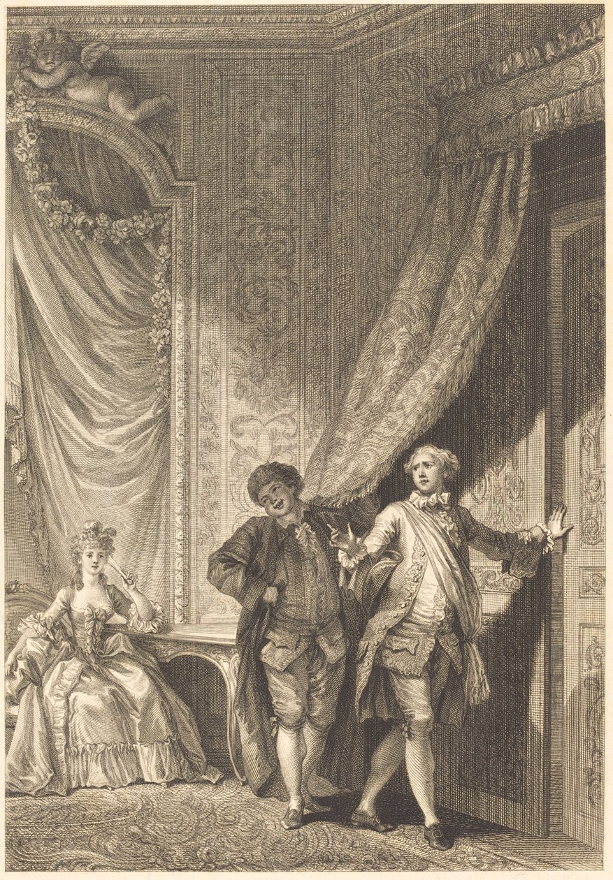 Den fantastiska av Jean Baptiste Tilliard after Jean Honoré Fragonard