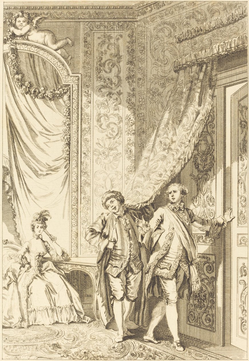 Den fantastiska av Jean Baptiste Tilliard after Jean Honoré Fragonard