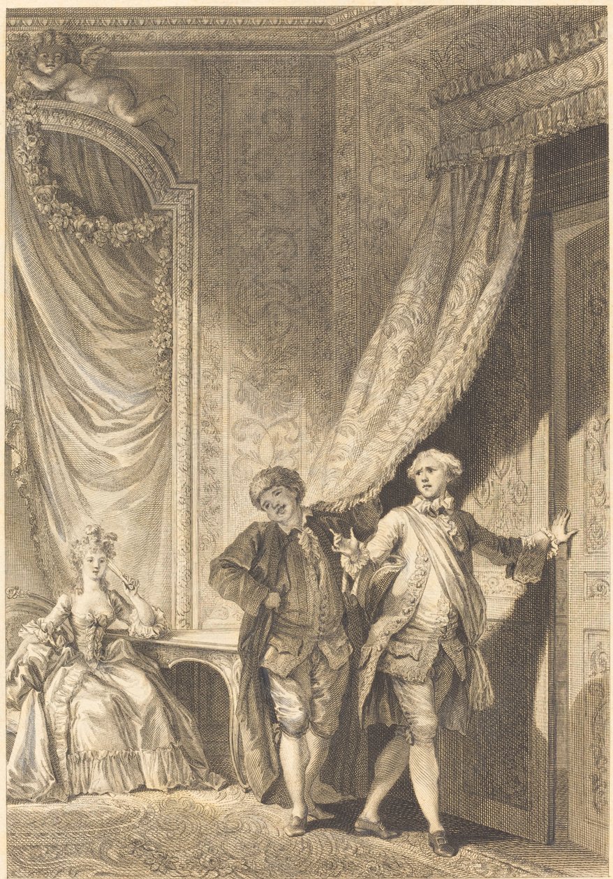 Den fantastiska av Jean Baptiste Tilliard after Jean Honoré Fragonard