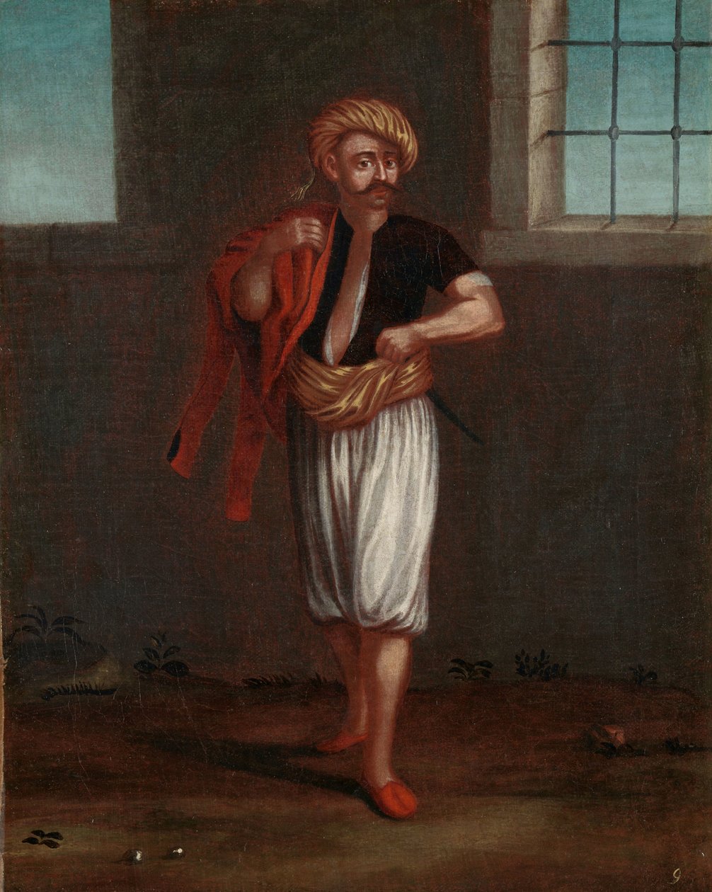 En albansk sjöman av Jean Baptiste Vanmour (workshop of)