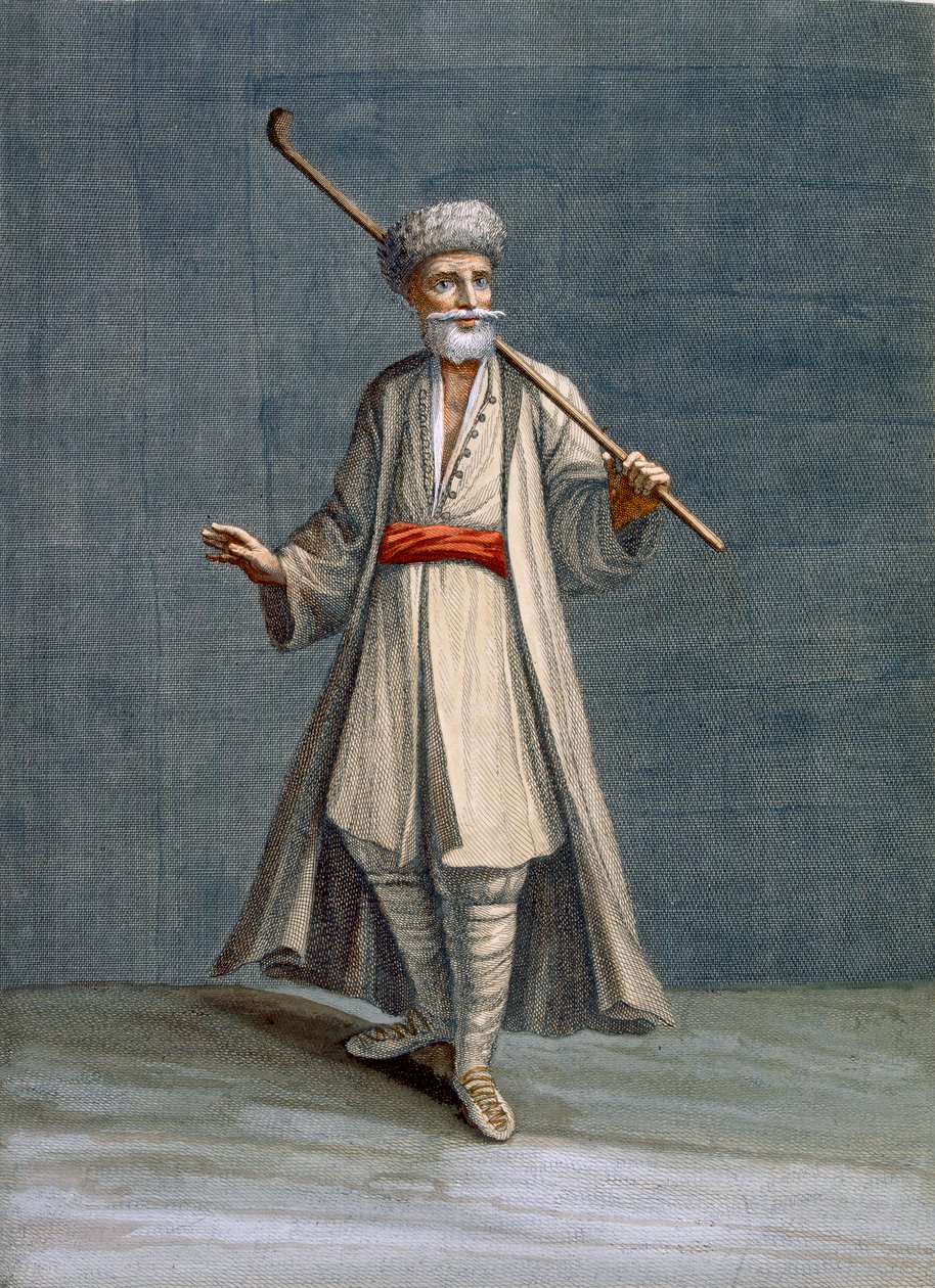 En bulgar, platta 82 från "Collection of One Hundred Prints Representing the Different Nations of the Levant" av Charles de Ferriol, 1707-08 av Jean Baptiste Vanmour
