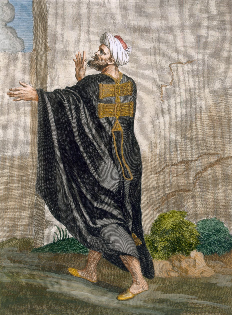 Berber, tavla 95 från "Collection of One Hundred Prints Representing the Different Nations of the Levant" av Charles de Ferriol, graverad av B. Baron, 1707-08 av Jean Baptiste Vanmour