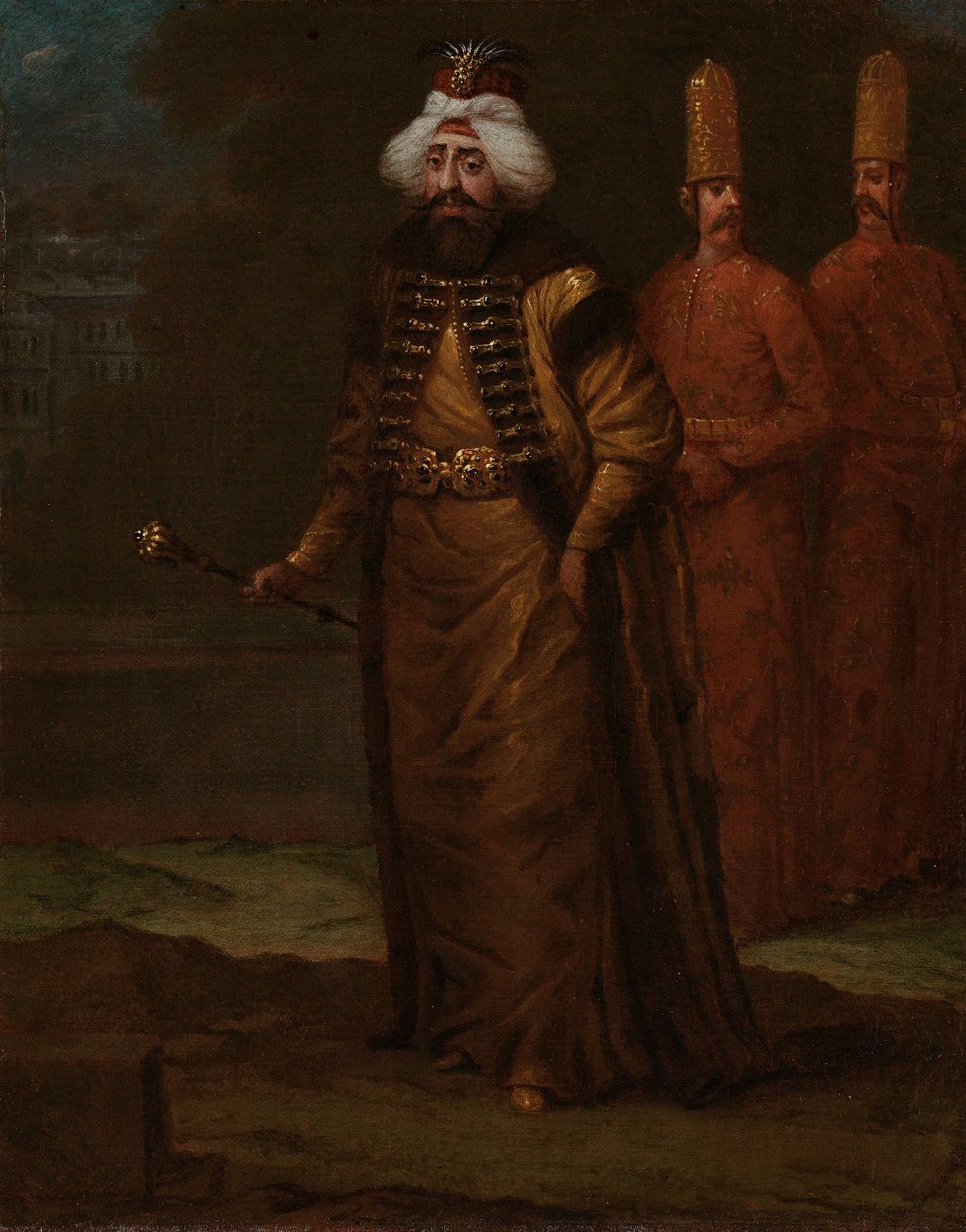 Sultan Ahmed III, ca 1727-30 av Jean Baptiste Vanmour