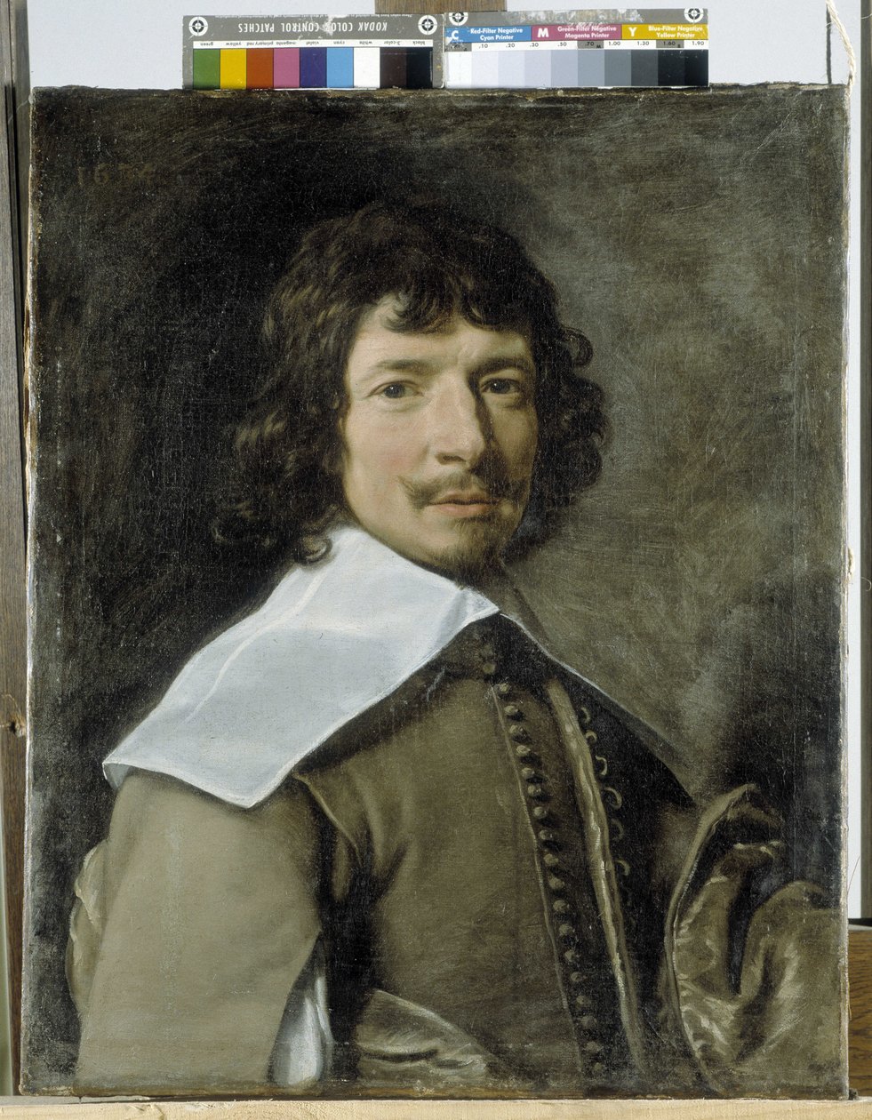 Porträtt av en man, även kallad "Mannen i grått" (olja på duk) av Jean Baptiste de Champaigne