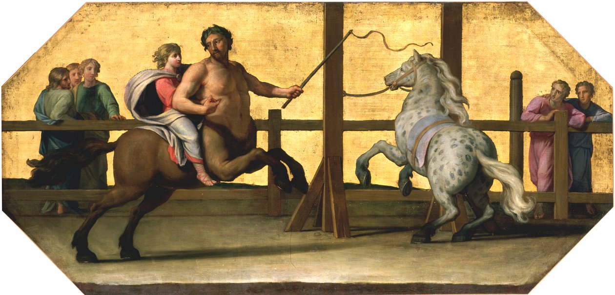 The Education of Achilles: The Riding Lesson, 1600-talet av Jean Baptiste de Champaigne