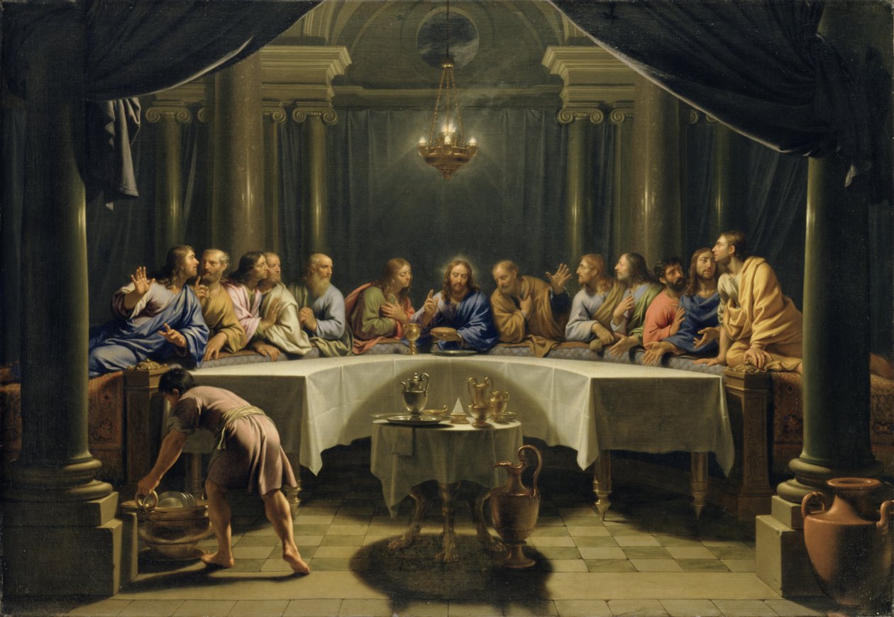 Den sista måltiden, ca 1678 av Jean Baptiste de Champaigne