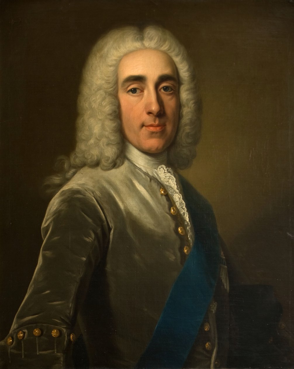 Porträtt av den 4:e greven av Chesterfield 1694-1773, 1738-42. av Jean Baptiste van Loo