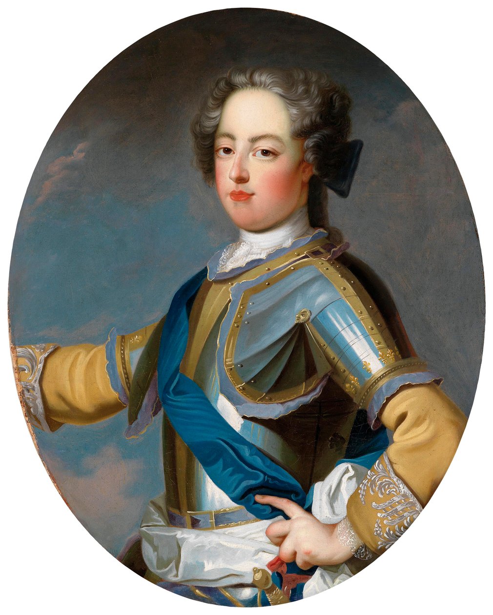 Porträtt av kungen Ludvig XV 1710-1774, 1720-talet av Jean Baptiste van Loo