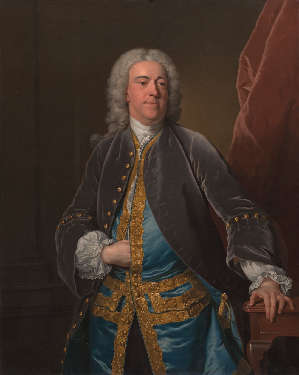 Rt. Ärade Stephen Poyntz, från Midgham, Berkshire av Jean Baptiste van Loo