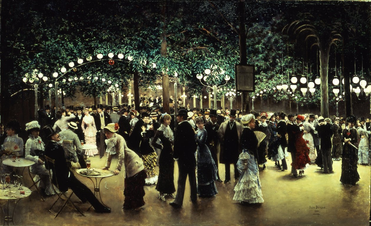 Den offentliga balen, 1880 av Jean Beraud