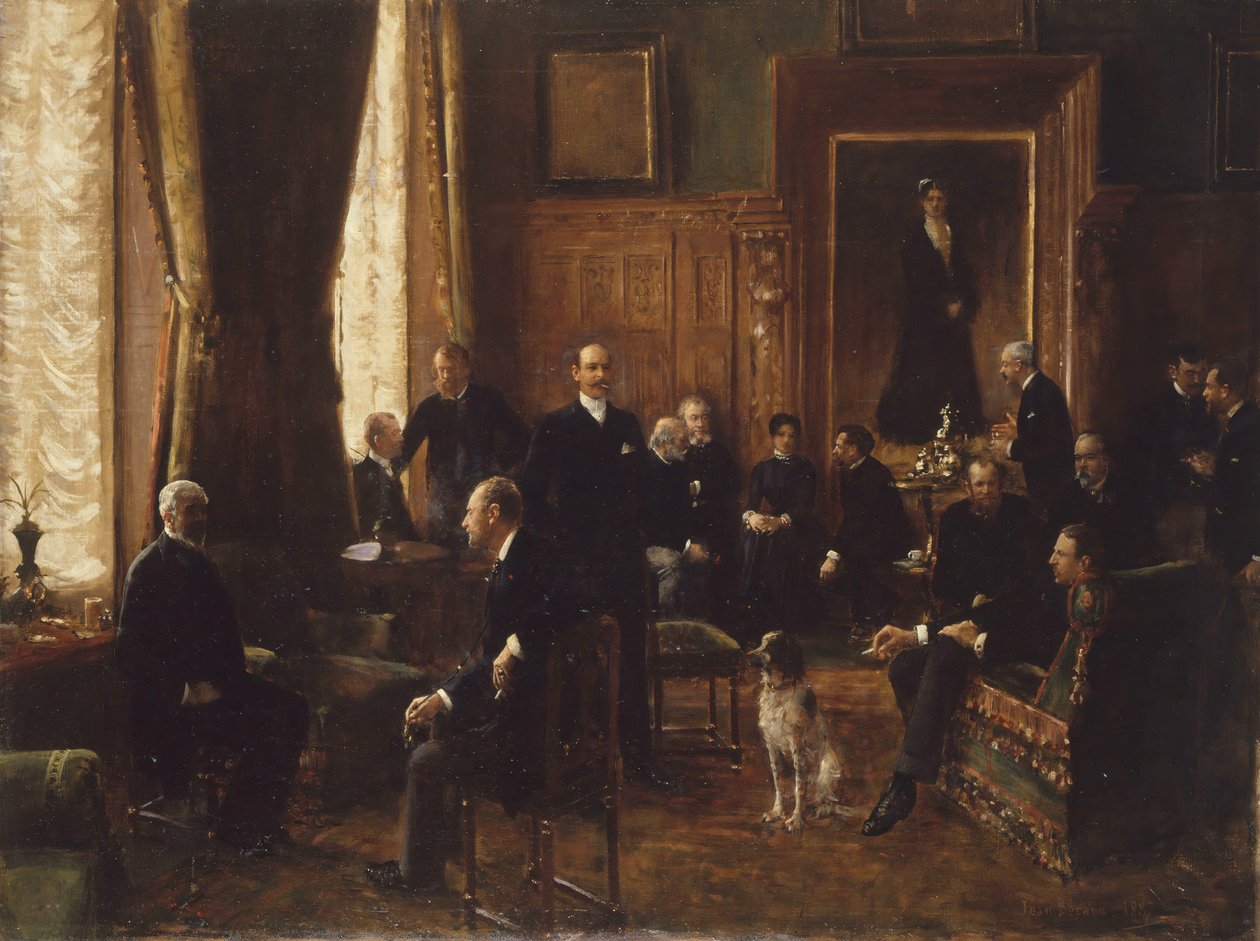 Grevinnan Potockas salong, 1887. av Jean Beraud