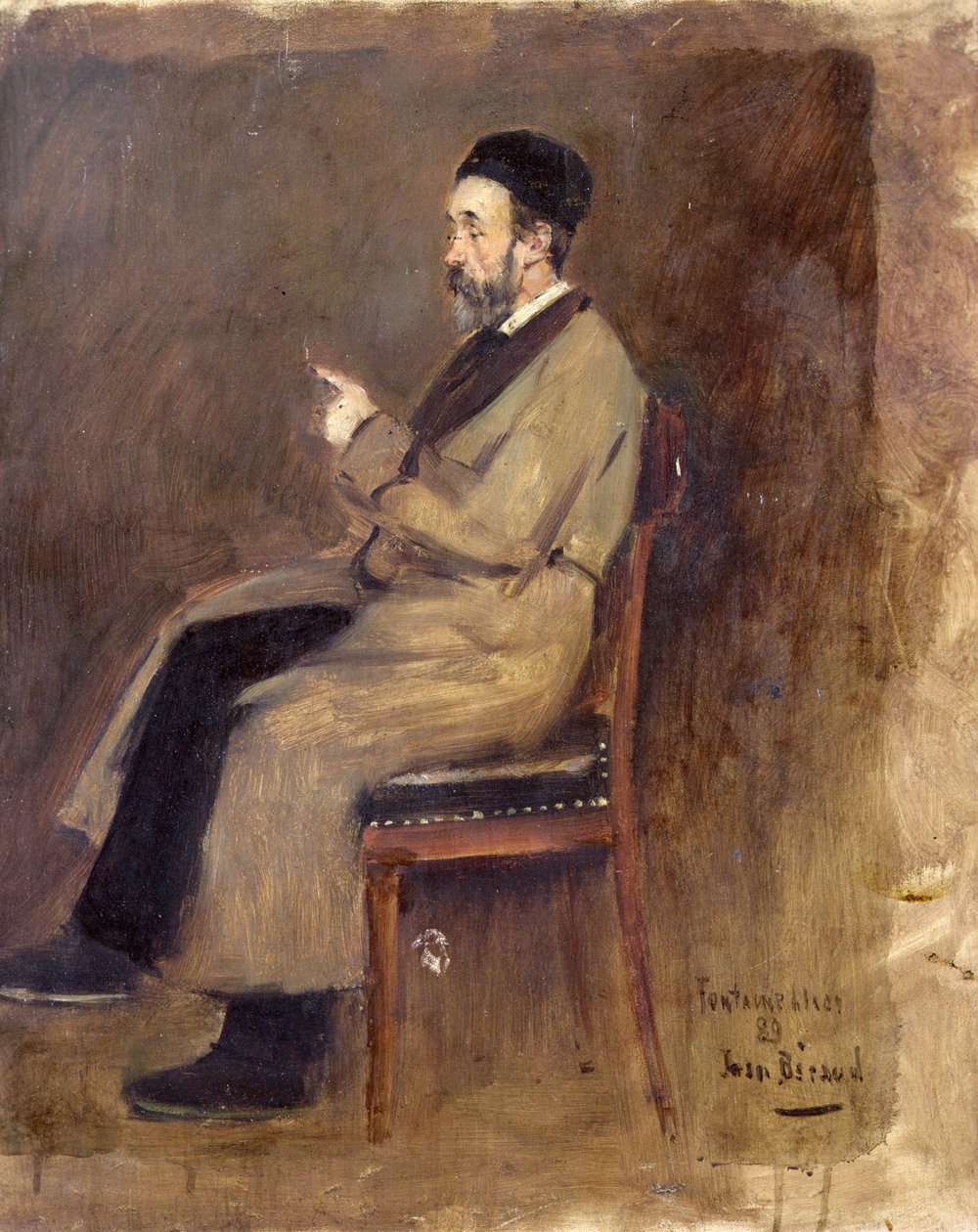 Porträtt av J. J. Weiss (1827-1891) av Jean Beraud