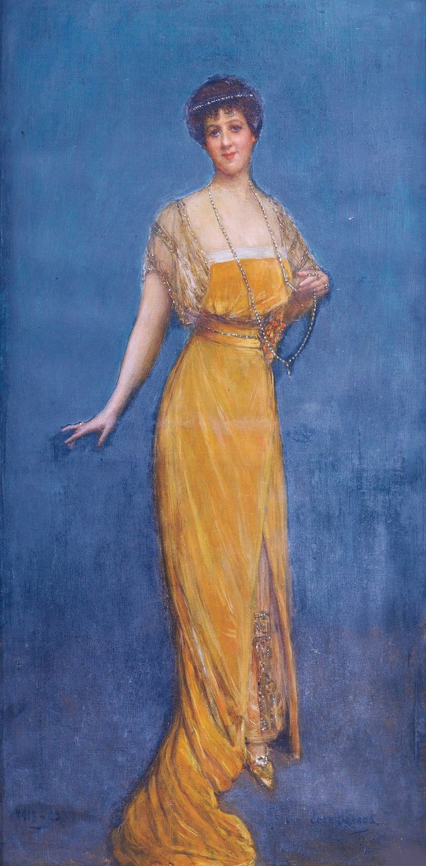 Porträtt av Madame Blanche Vesnitch née Ulman, 1913. av Jean Beraud