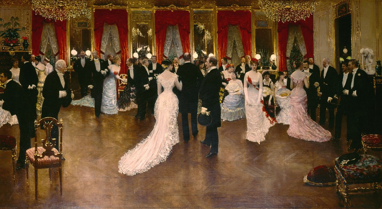 Bollen, målning av Jean Beraud av Jean Beraud