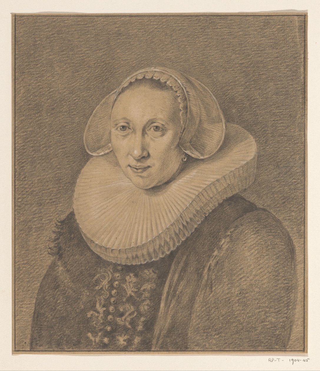 Porträtt av Cornelia Pronck av Jean Bernard