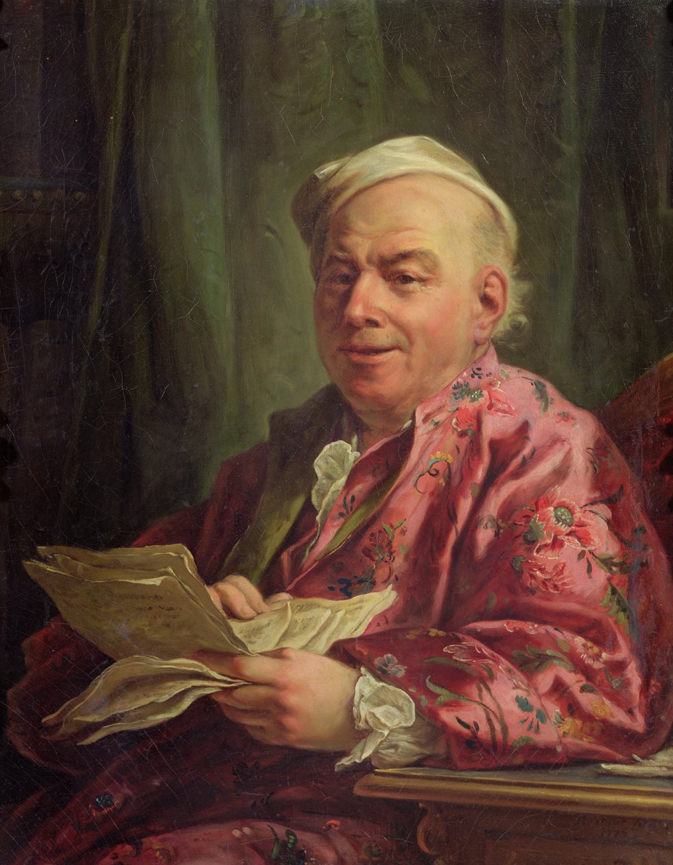 Porträtt av en man av Jean Bernard Restout