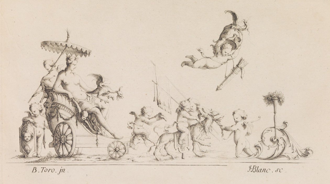 Mönster för många användningsområden Uppfunnet av M. B. Toro, 1718 eller senare, 1718 eller senare. av Jean Bernard Toro