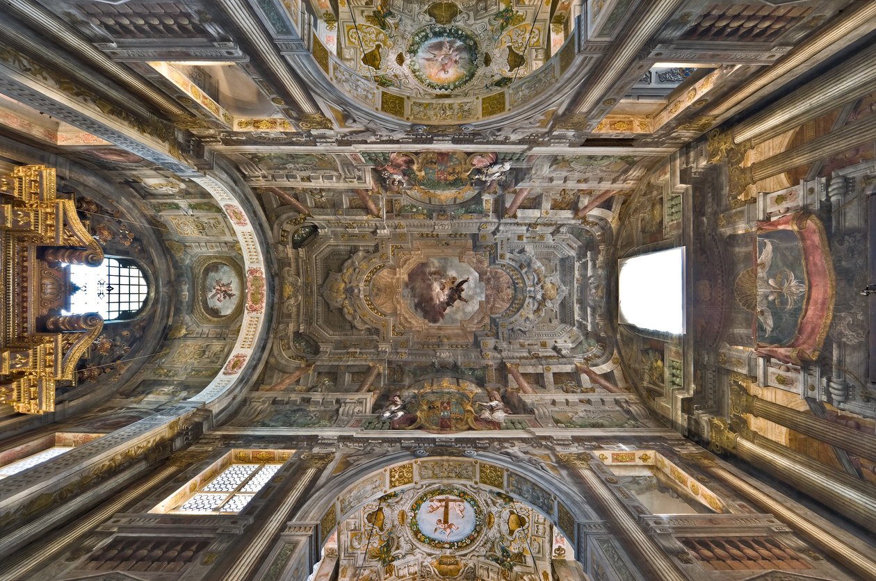 Franciskus apoteos, Franciskuskyrkan, Sassuolo, Italien av Jean Boulanger