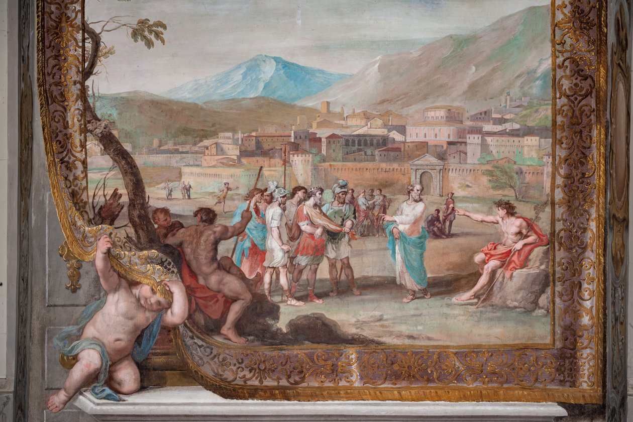 Bacchus, Lycurgus och Hermes Trismegistus av Jean Boulanger