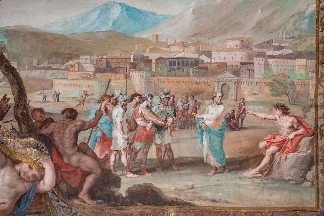 Bacchus, Lycurgus och Hermes Trismegistus av Jean Boulanger