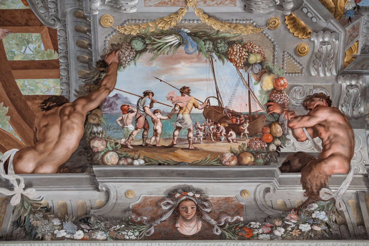 Pirater hittar Bacchus av Jean Boulanger