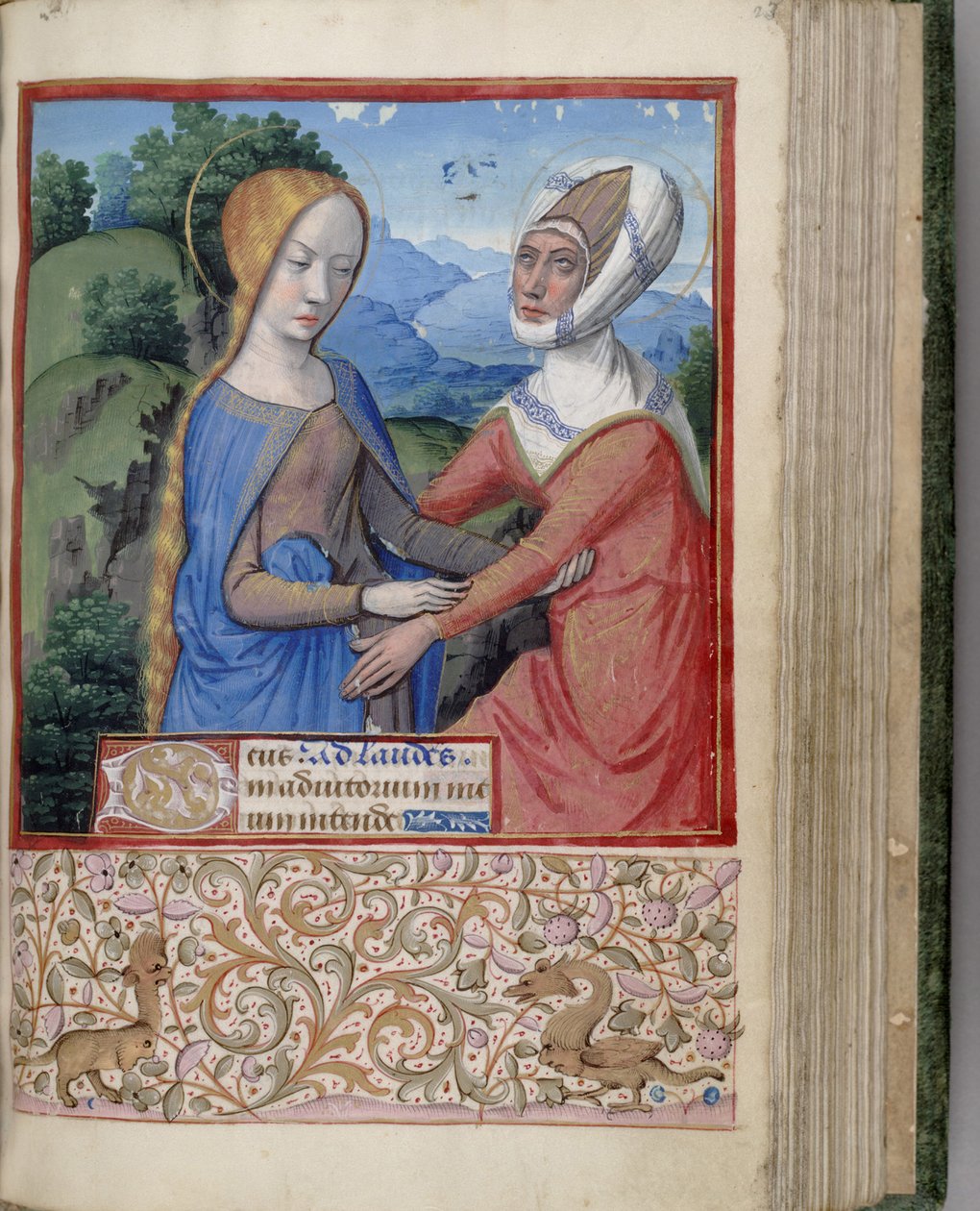 Besöksboken, 1485-1499 av Jean Bourdichon