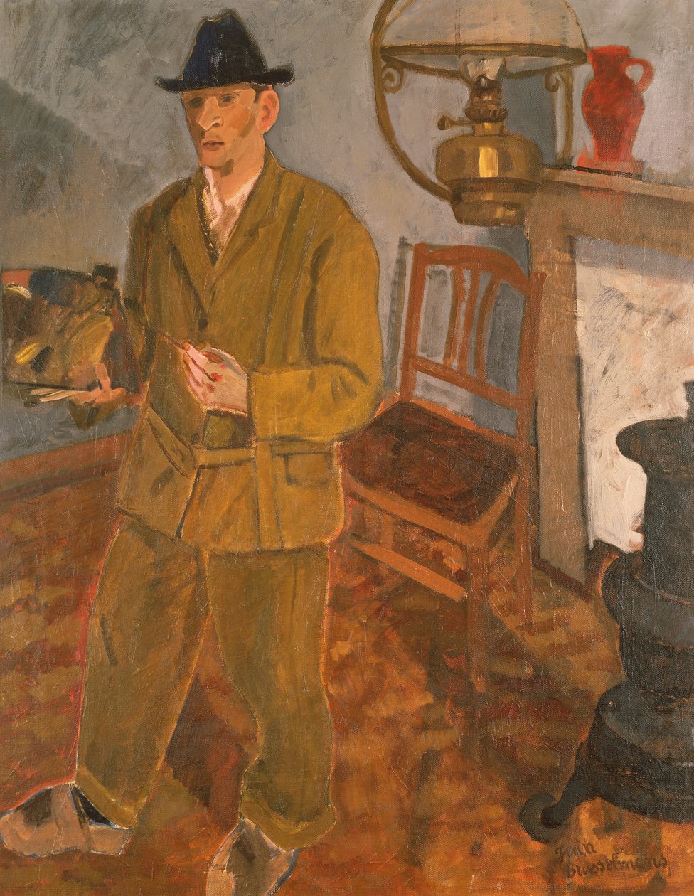 Självporträtt av Jean Brusselmans