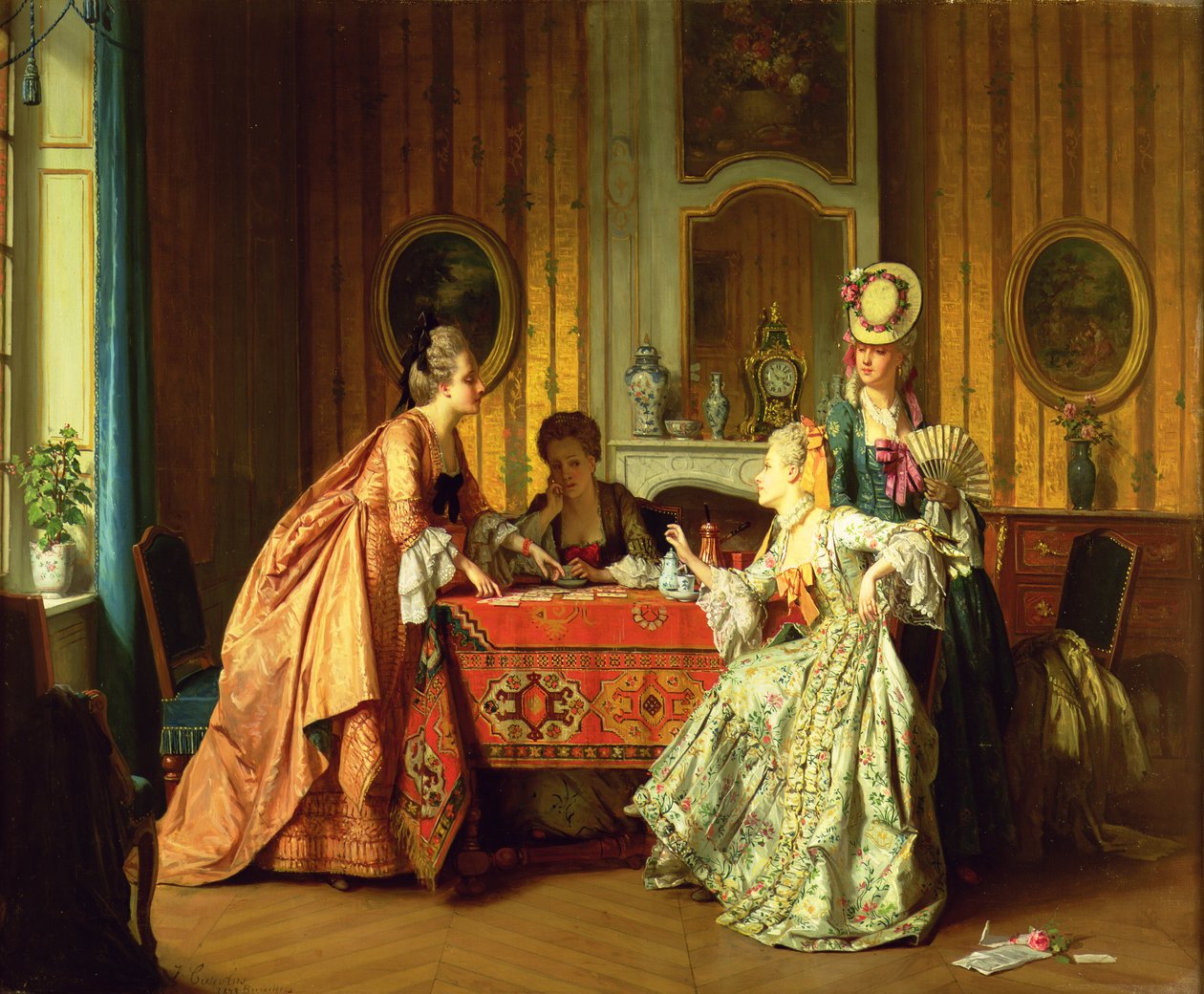 En vacker hand, 1873 av Jean Carolus