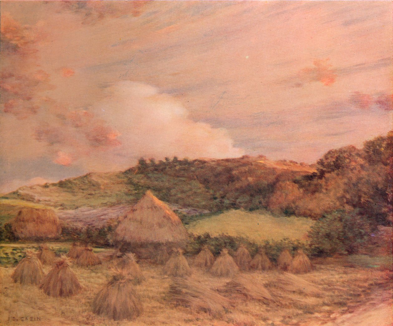 Kvarnstenar, c1885 av Jean Charles Cazin