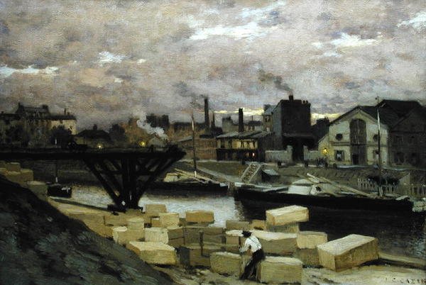Kajerna, ca 1885-90 av Jean Charles Cazin