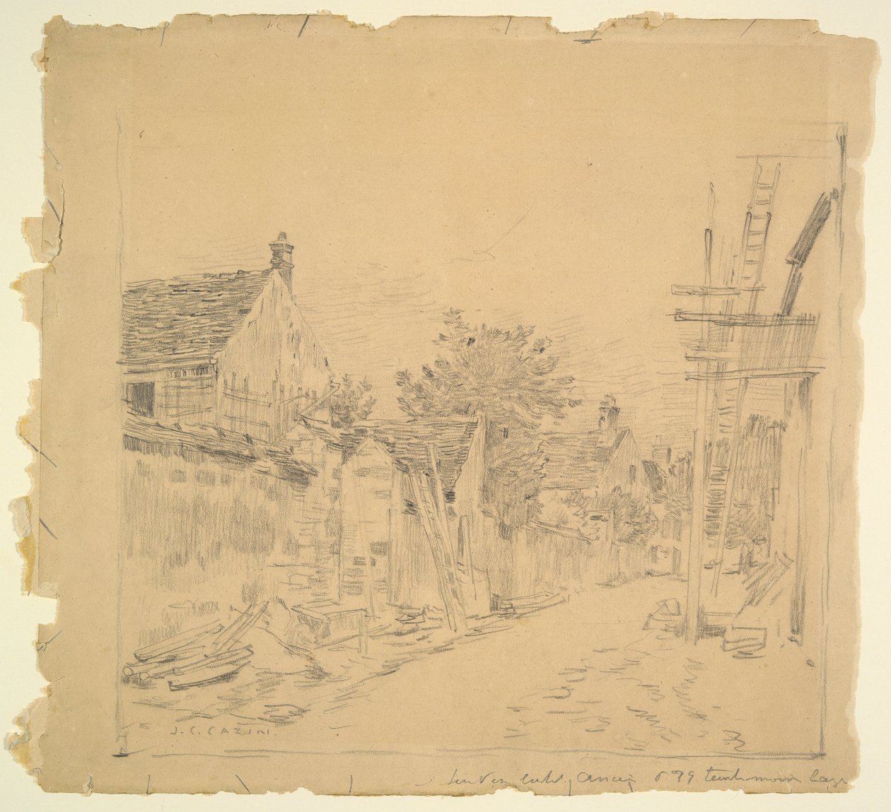 Bygata av Jean Charles Cazin