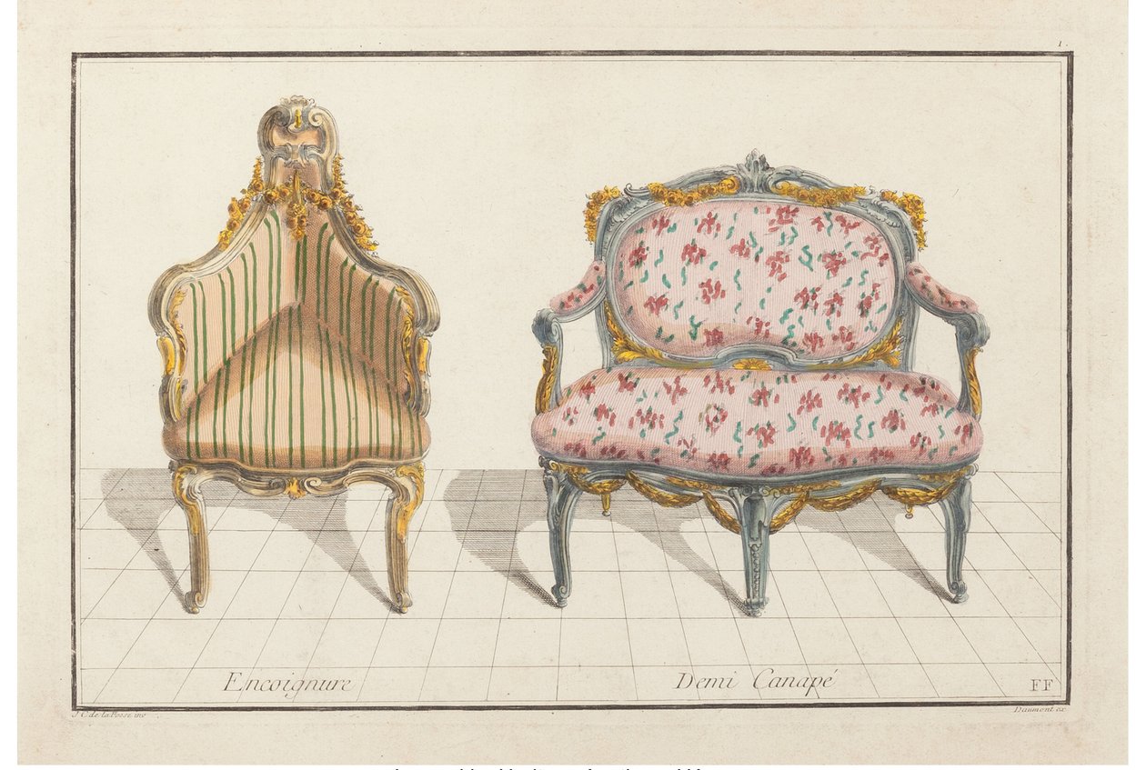 Hörn, halvsoffa. Ny historisk ikonologi eller attribut hierogliphyques, c.1768. av Jean Charles Delafosse