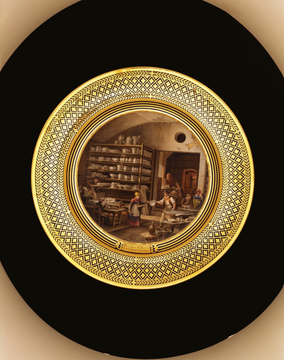 Sevres porslin, ca 1820-35 (porslin) av Jean Charles Develly