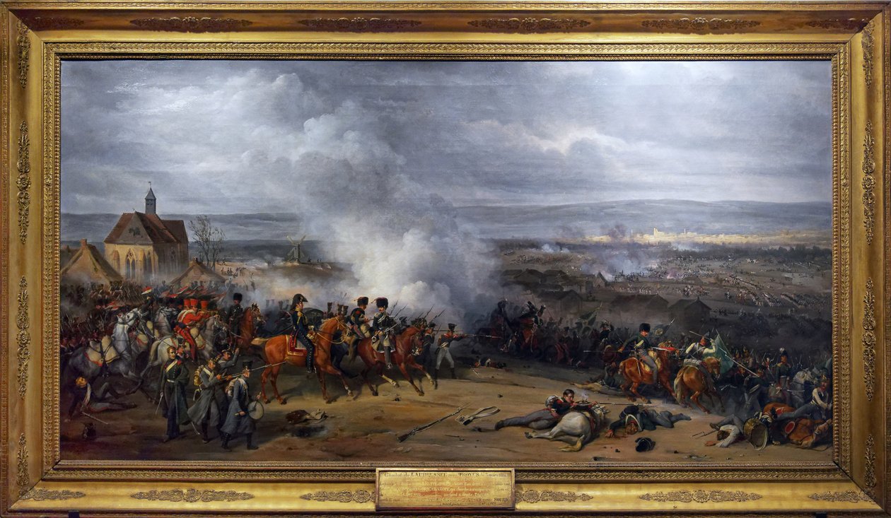 Slaget vid Laubressel, 3 mars 1814, ca 1870 (olja på duk) av Jean Charles Langlois