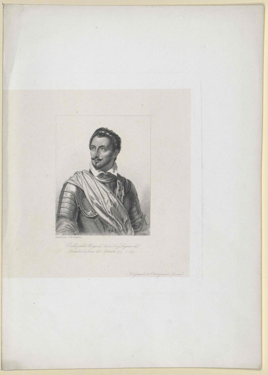 Roger Bellegarde (tryck) av Jean Charles Langlois