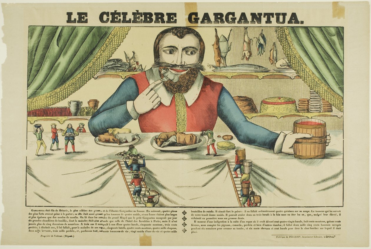 Den berömda Gargantua av Jean Charles Pellerin