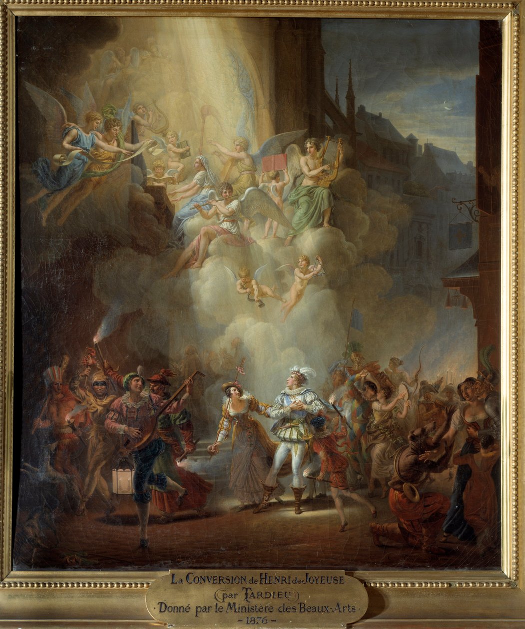Omvändelsen av Henri de Joyeuse (1567-1608) av Jean Charles Tardieu