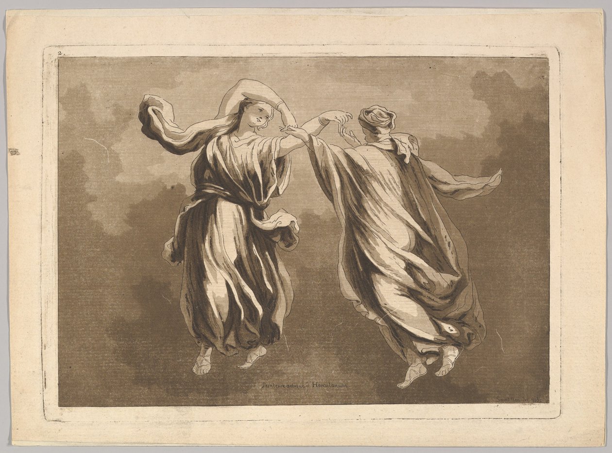 Utvalda fragment från de mest intressanta målningarna och bilderna av vännen..., 1700-talet. av Jean Claude Richard Saint Non