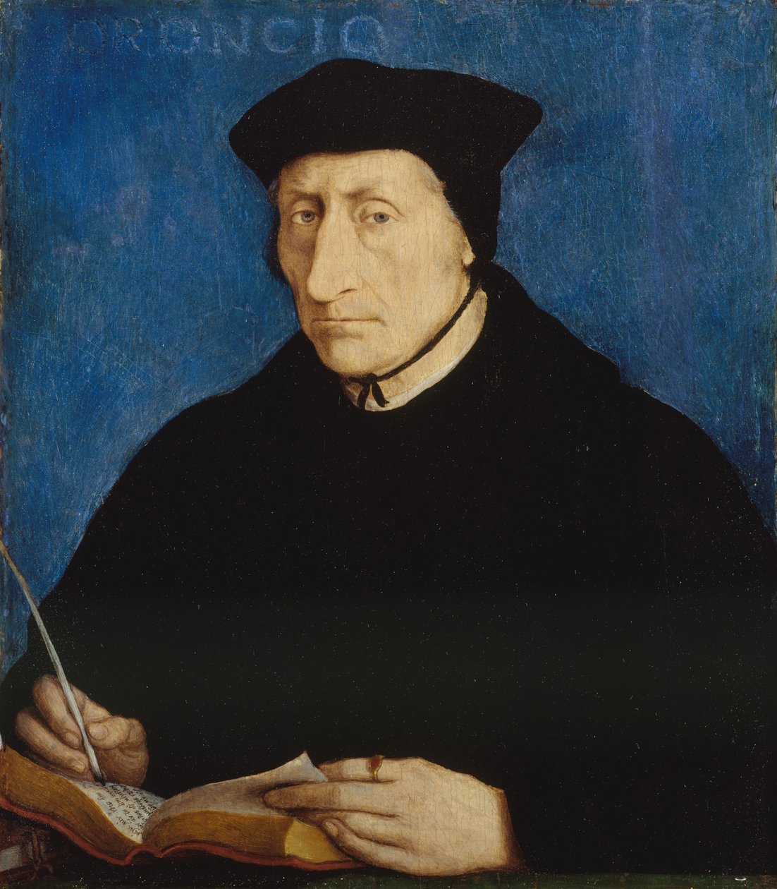 Guillaume Budé, ca 1536 (olja på trä) av Jean Clouet